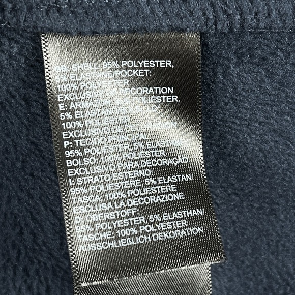 NORTH FACE Full Zip Jacket‎ Womens Medium Blue Full Zip Outdoors Embroidered TNF - Picture 4 of 8